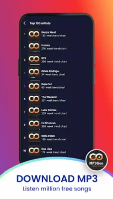 Mp3Goo - Mp3 Music Downloader android App screenshot 0
